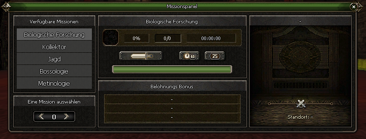 Biologen Quest System auf Arezzo